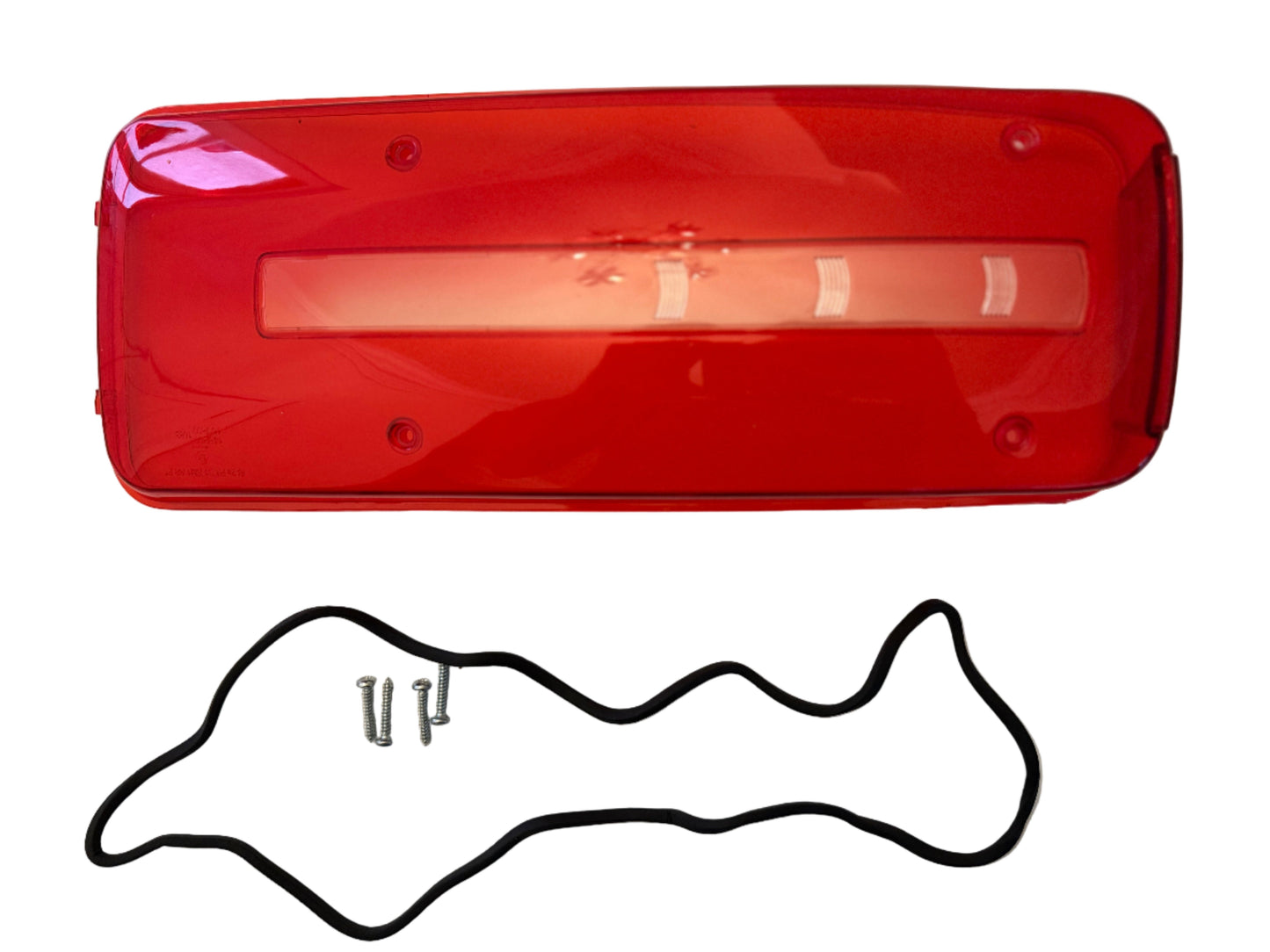 Rear combination tail lamp/light lens + screws + seal, RH and LH, fitting DAF CF, LF, XF