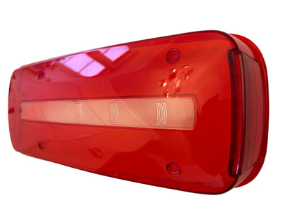 Rear combination tail lamp/light lens + screws + seal, RH and LH, fitting DAF CF, LF, XF