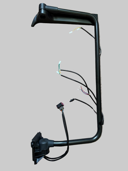Large/long mirror arm, LH on RHD, fitting DAF LF, Renault Midlum/Premium/Kerax, Volvo FL/FE