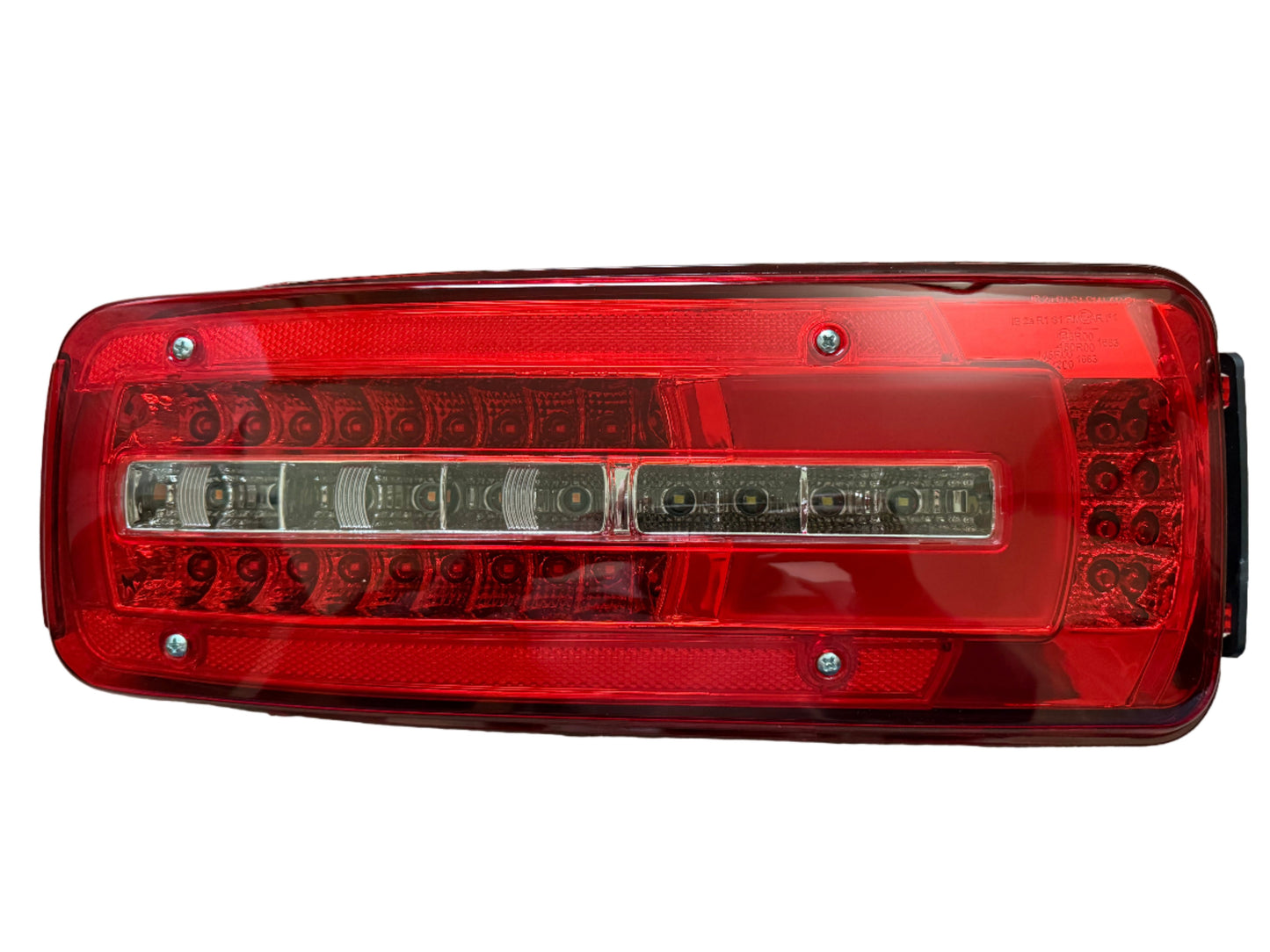 LED rear / tail combination lamp passenger side / LH, round rear connector, fitting DAF LF, CF, XF