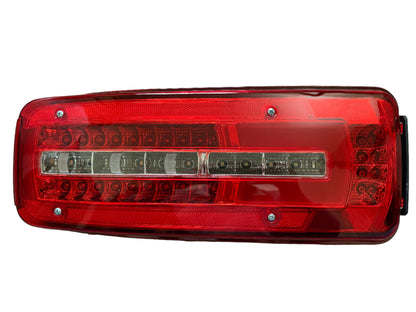 LED rear / tail combination lamp passenger side / LH, round rear connector, fitting DAF LF, CF, XF