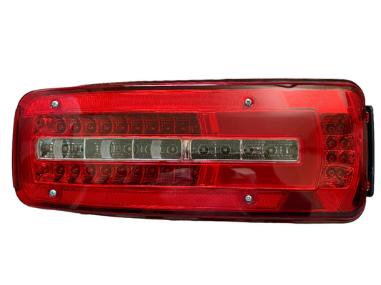 LED rear / tail combination lamp passenger side / LH, round rear connector, fitting DAF LF, CF, XF